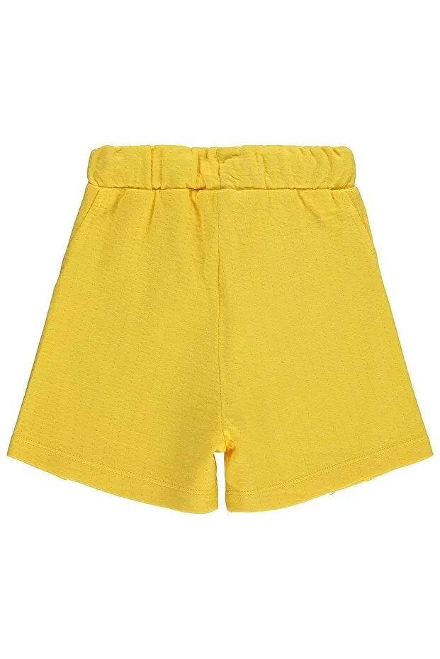 Детские шорты для мальчиков с принтом Palm tree printed capri Civil Boys, Yellow — фото 2