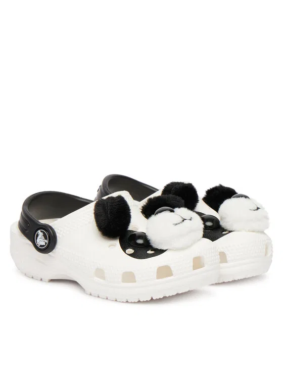 Шлепанцы Classic IAM Panda Clog T Crocs, белый — фото 2