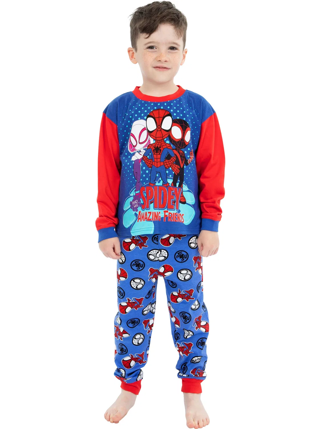 Пижама Spidey and his Amazing Friends Character, синяя — фото 2