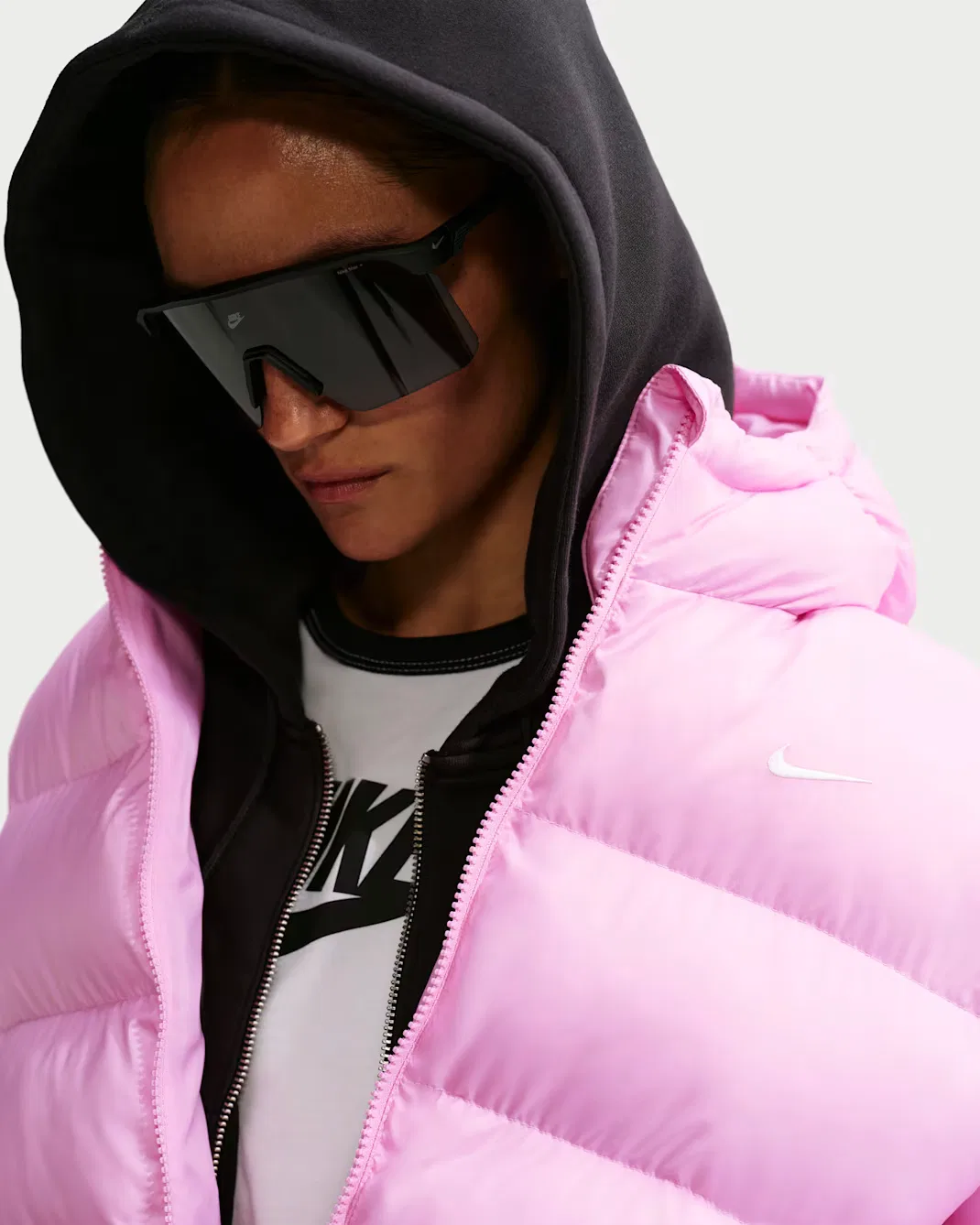 Женская куртка Therma-FIT Nike Sportswear, Pink Rise/Sail — фото 3