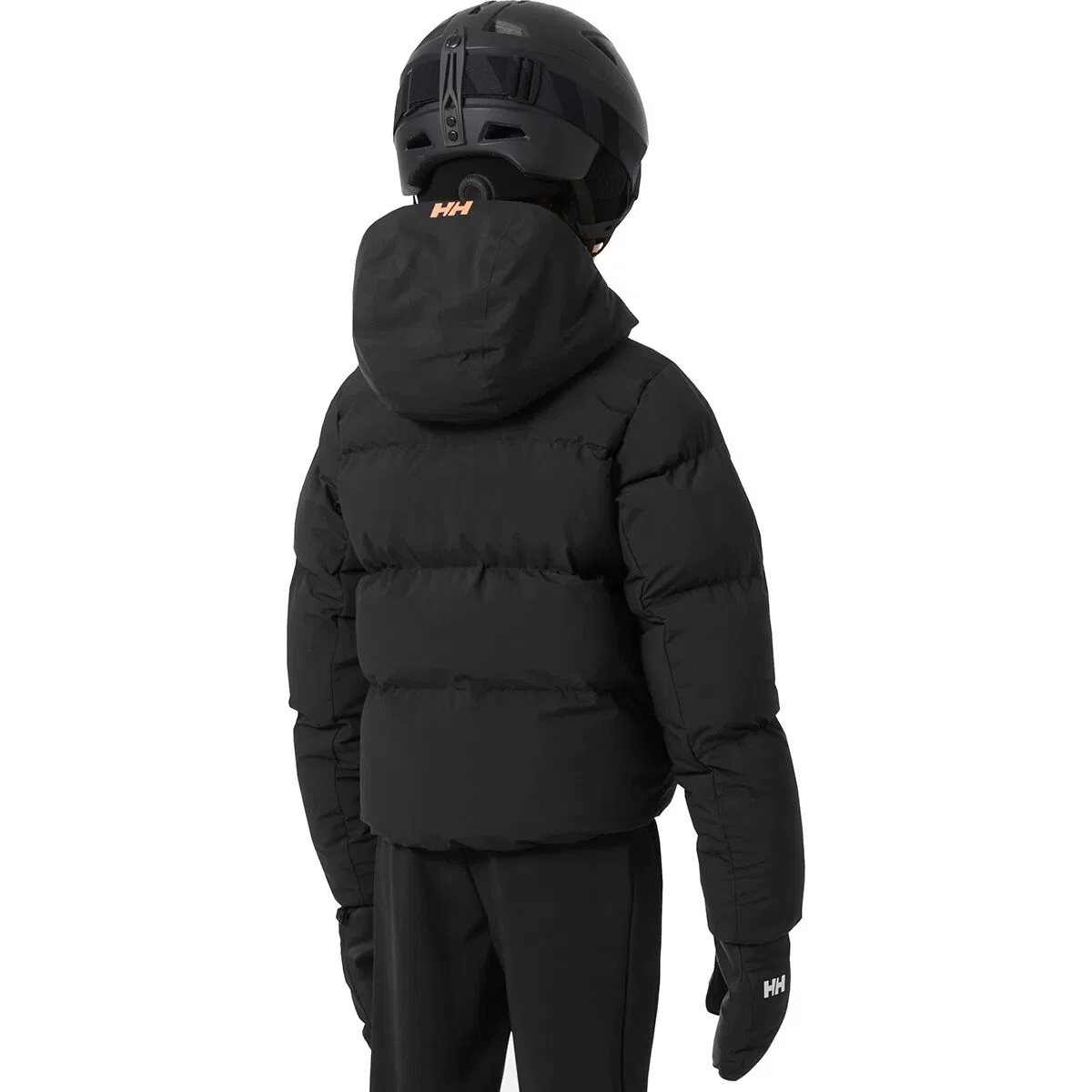 Детская утепленная куртка для девочек Jr Nora Puffy Jacket Helly Hansen, черный — фото 2