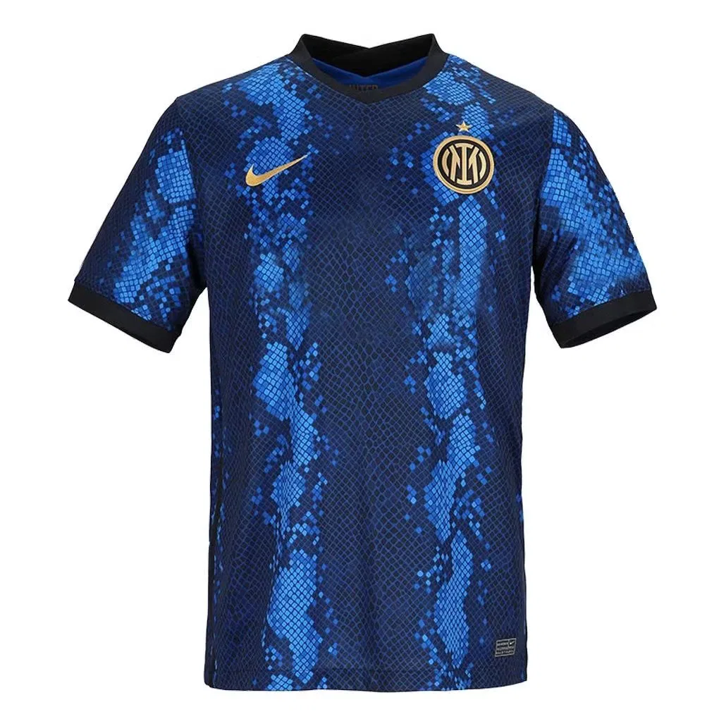 Футбольная футболка с принтом Inter Milan 21/22 Nike, синяя