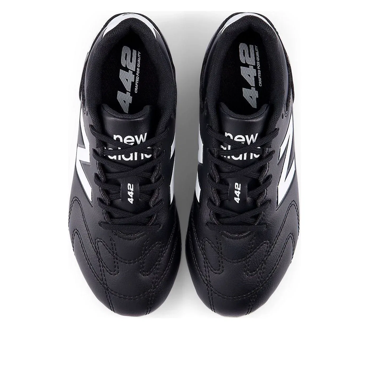Детские кроссовки с синтетическим верхом 442 Team FG V3 'Black White' New Balance, Black / White — фото 3