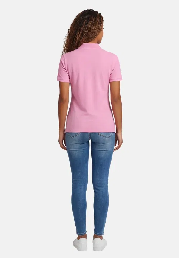 Поло хлопковое Ussiirena U.S. Polo Assn., dustpink-pink, розовый — фото 4