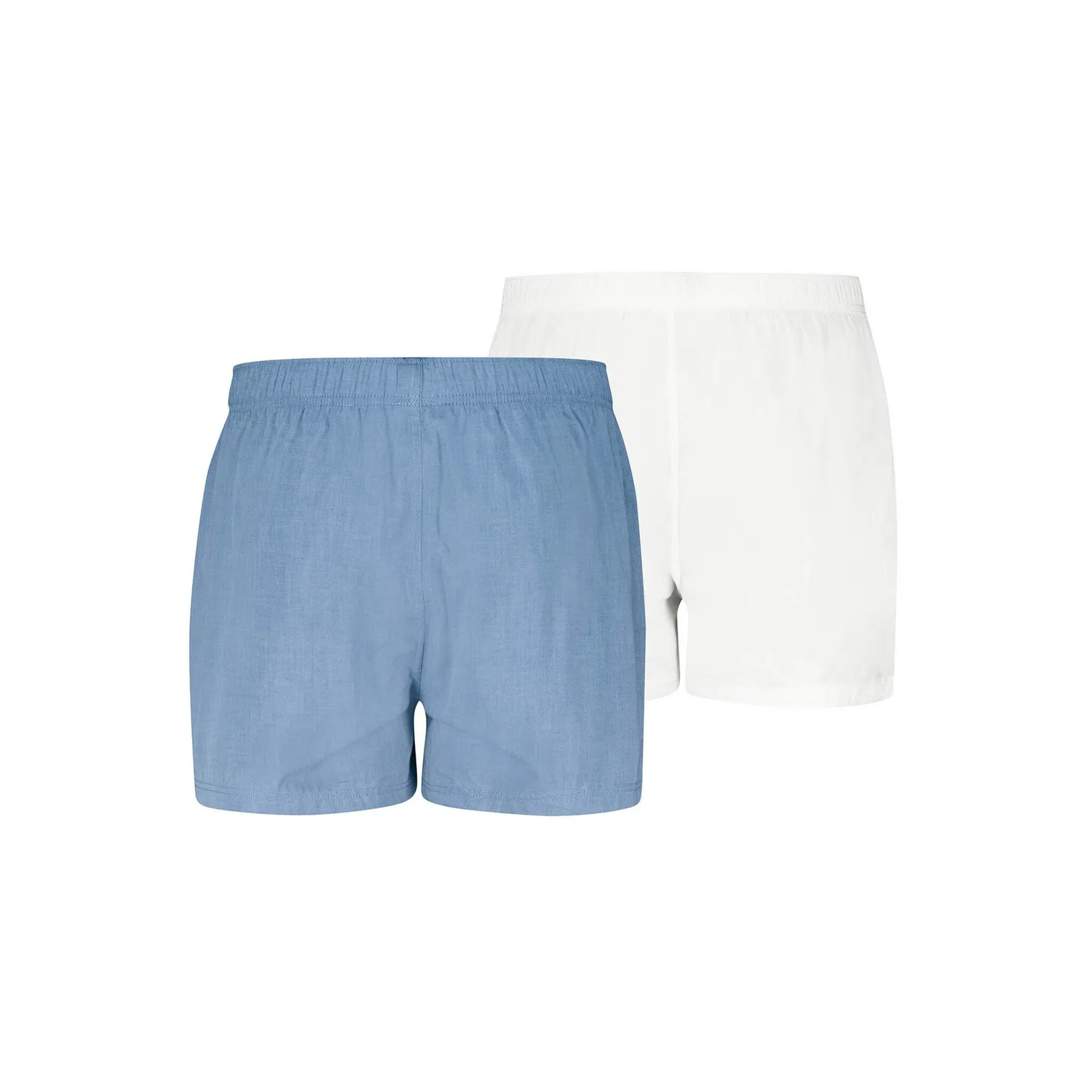 Мужские боксеры из 100% хлопка Levi's, White/Light Blue — фото 2