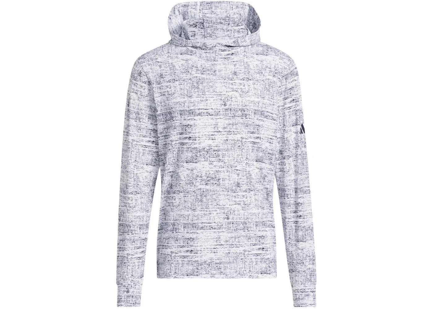 Мужская легкая худи с принтом Adidas Performance Printed Lightweight Hoodie, White Collegiate Navy