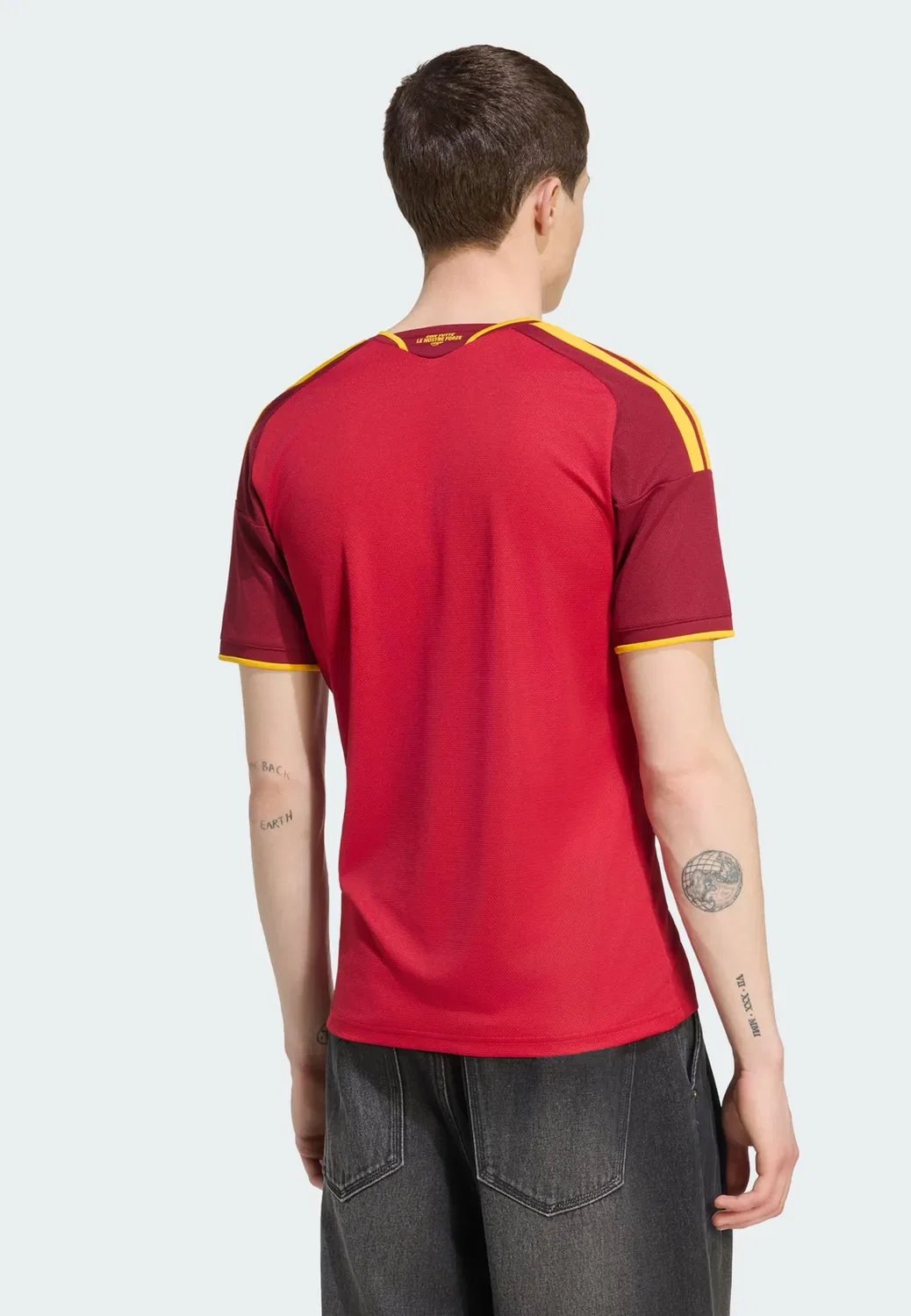 Домашняя футболка «Ромы» сезона 26/27 - футбольная майка Adidas Performance, Team Victory Red — фото 2