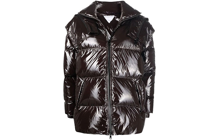 

Пуховик женский коричневый Bottega Veneta