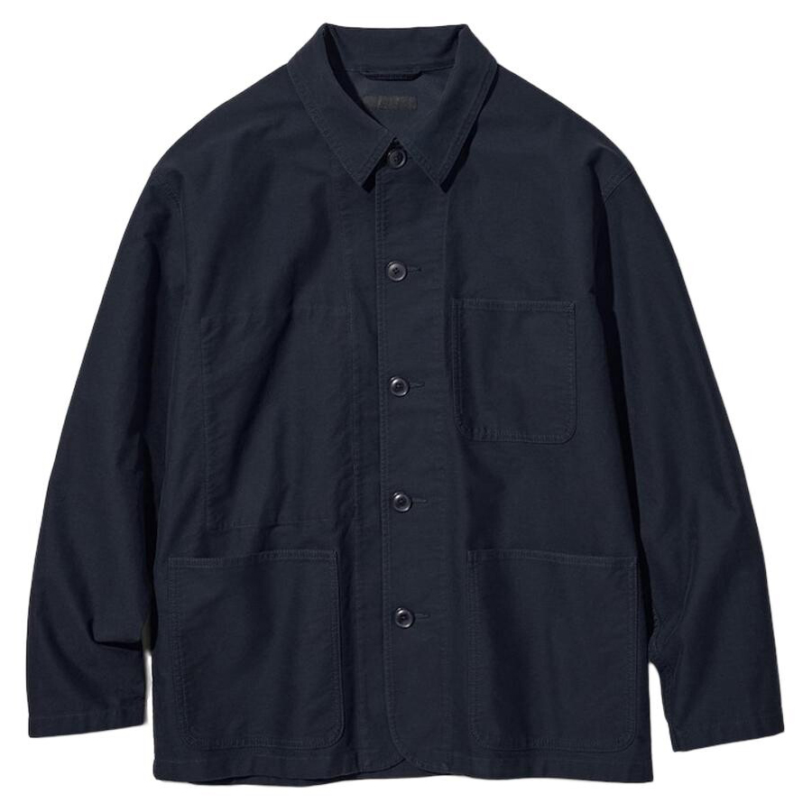 

Куртка-рубшка Uniqlo Utility, 68 темно-синий