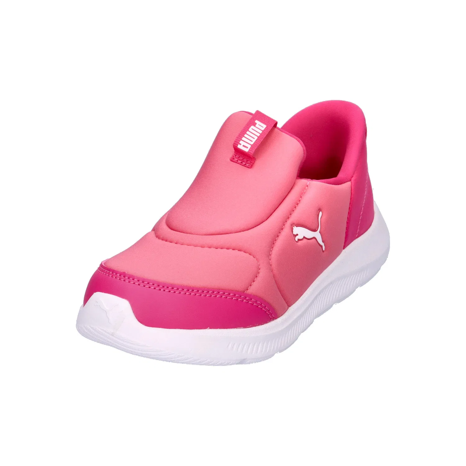 Детские кроссовки без шнурков Puma Fun Racer 2 SLIPTECH PS, Puma, Роза — фото 4