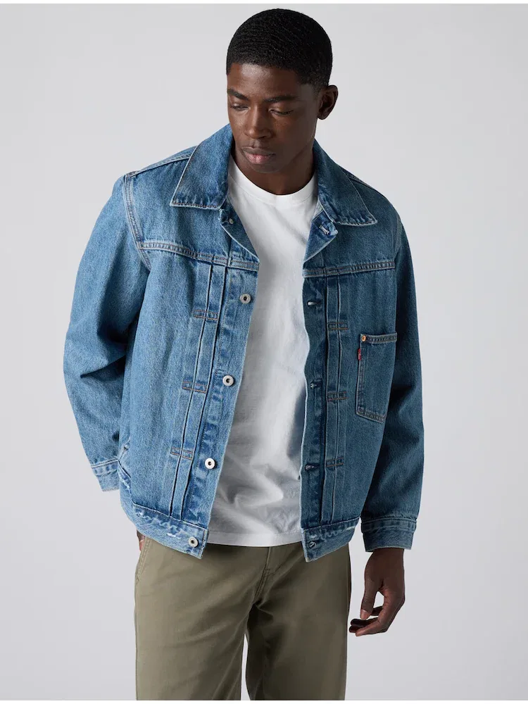 Куртка Type I Trucker, джинсовая LEVIS, Blue — фото 2