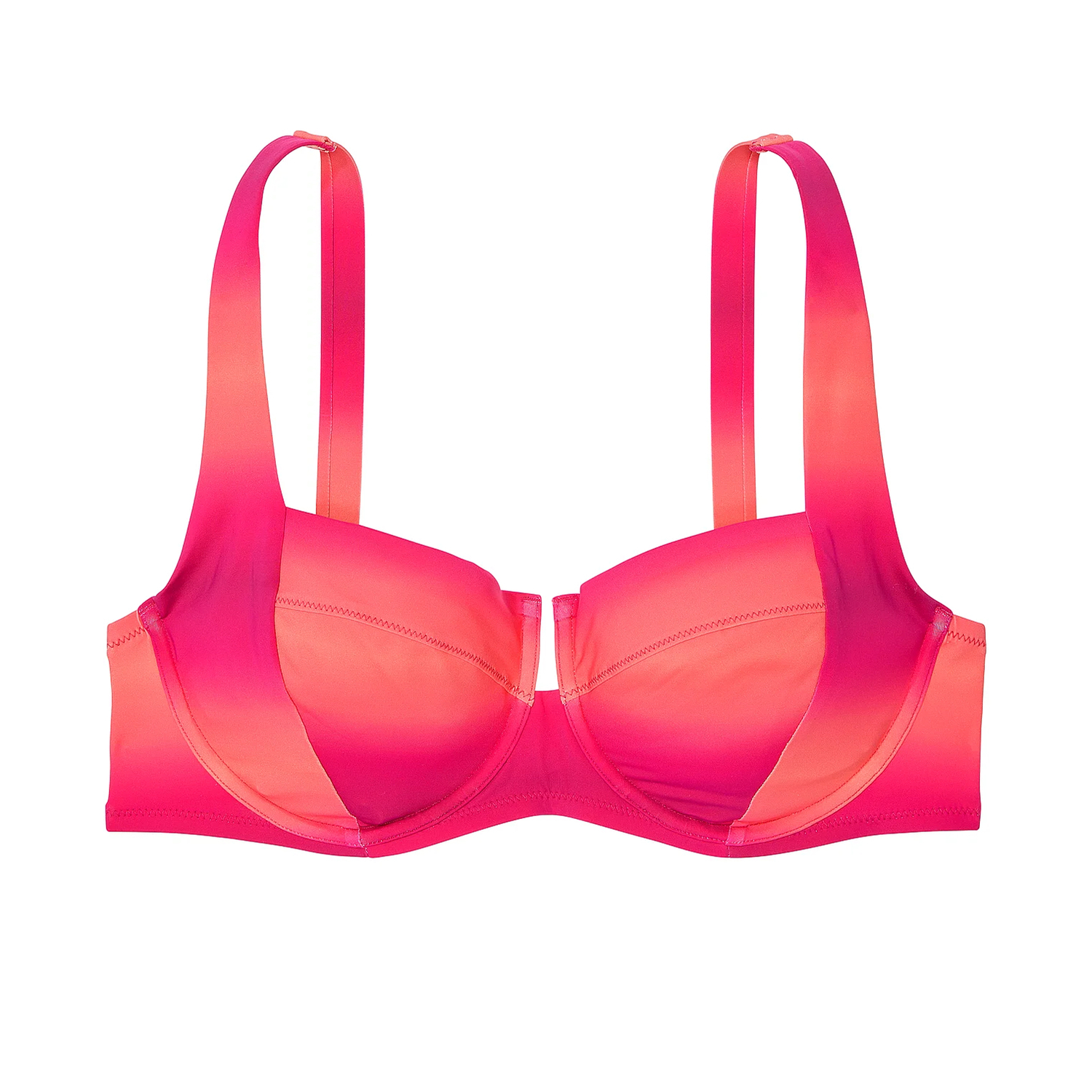 

Купальник Victoria's Secret Essential Full-Coverage Bikini, красно-розовый