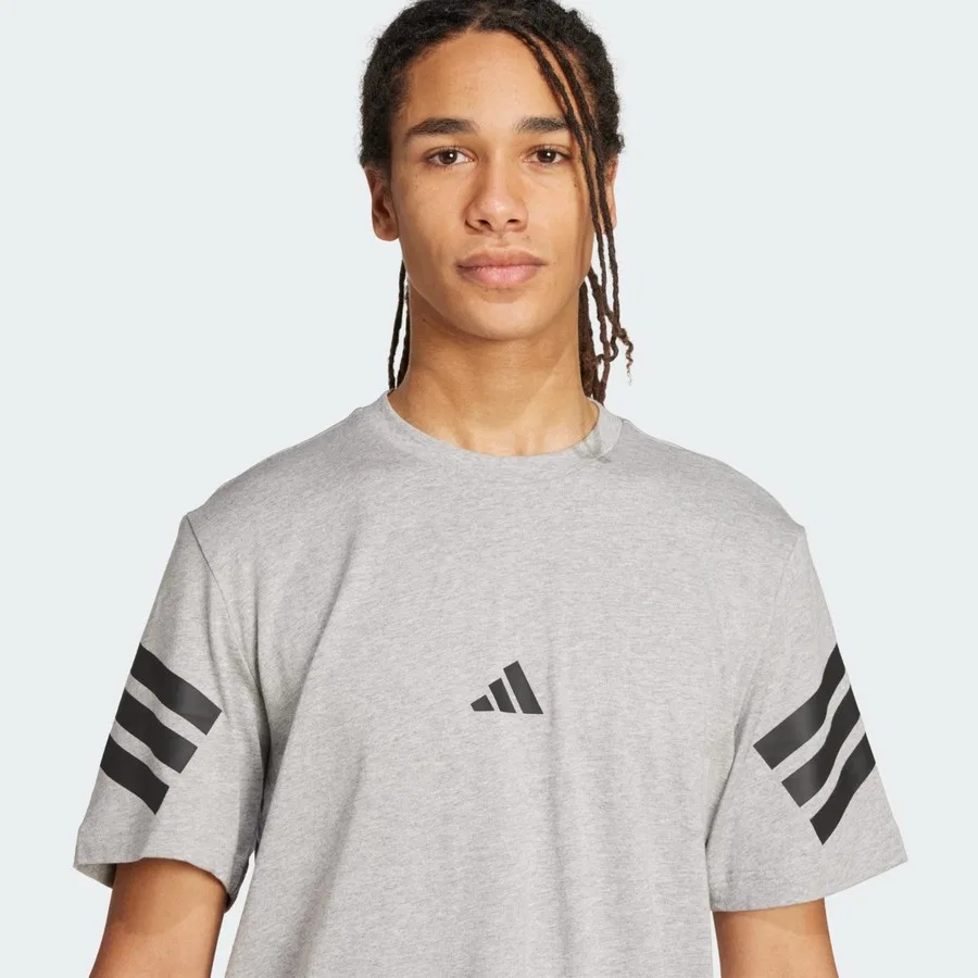 Футболка спортивная с принтом Future Icons 3-Stripes adidas, Красный — фото 4