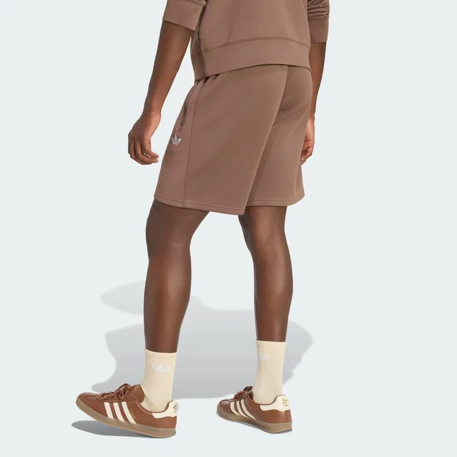 Шорты ADIDAS ORIGINALS Regular Pants 'Trefoil Essentials' коричневого цвета — фото 3