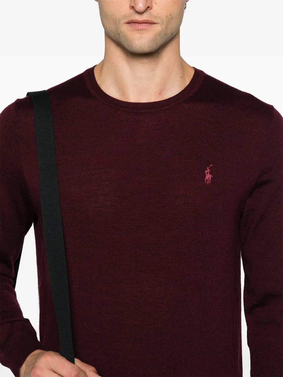 Свитер Polo Pony Polo Ralph Lauren, бордовый — фото 4