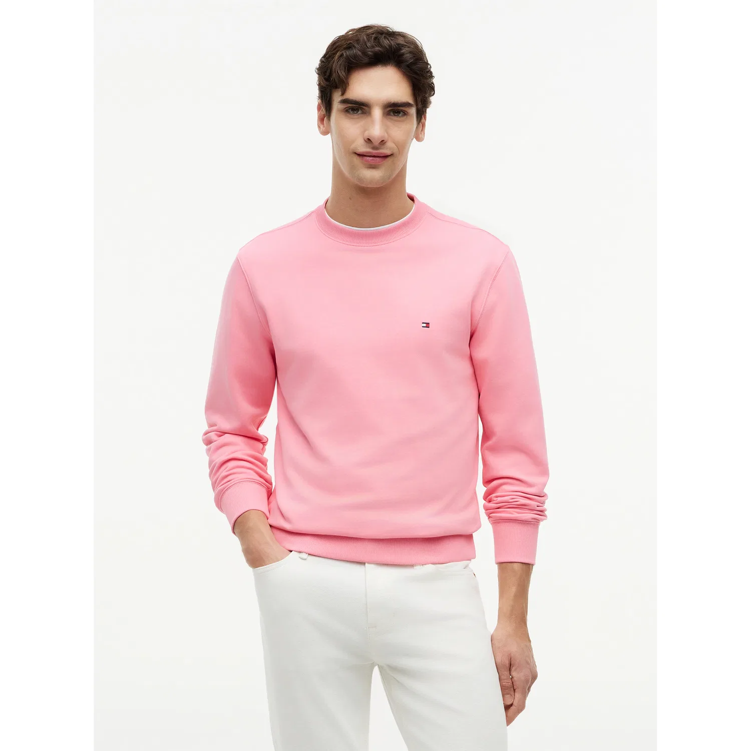 Мужской свитшот из терри Tommy Hilfiger, Doll Pink
