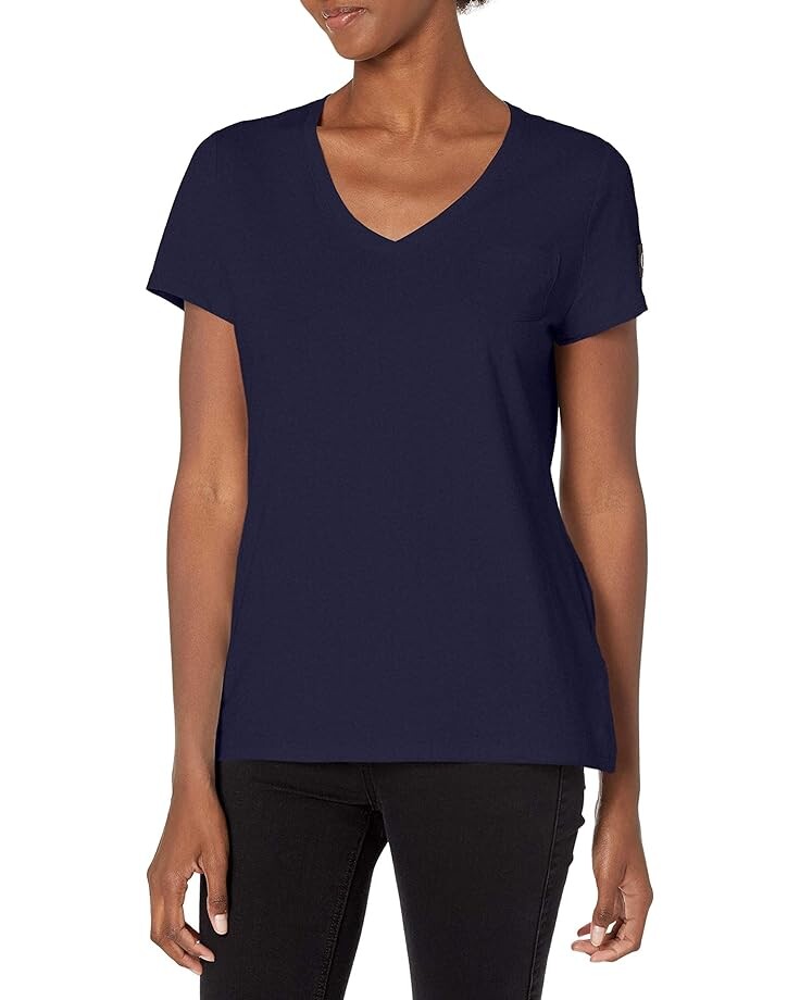 

Футболка Calvin Klein Short Sleeve Cropped Logo, цвет Navy Obsession