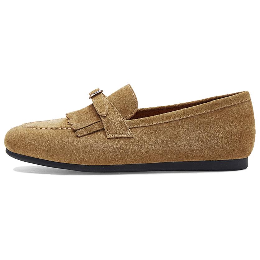 NINE WEST Коричневые лоферы для женщин песочного оттенка, цвет Sand — фото 3