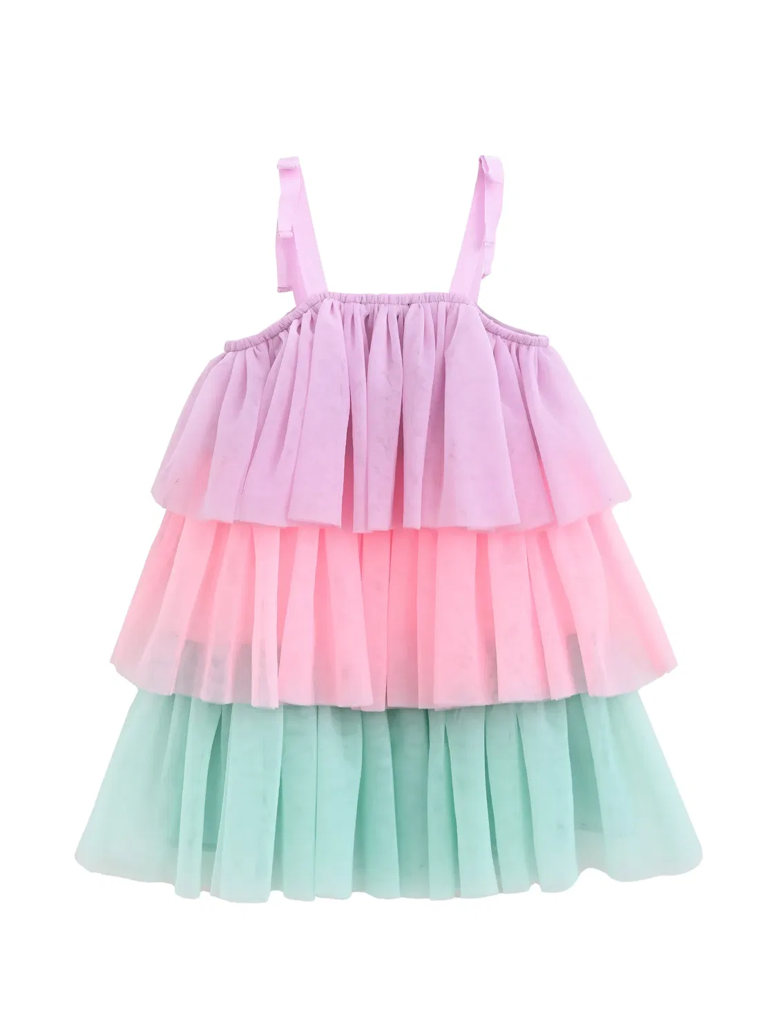 Ярусное платье Vaelina Mimi Tutu, розовый