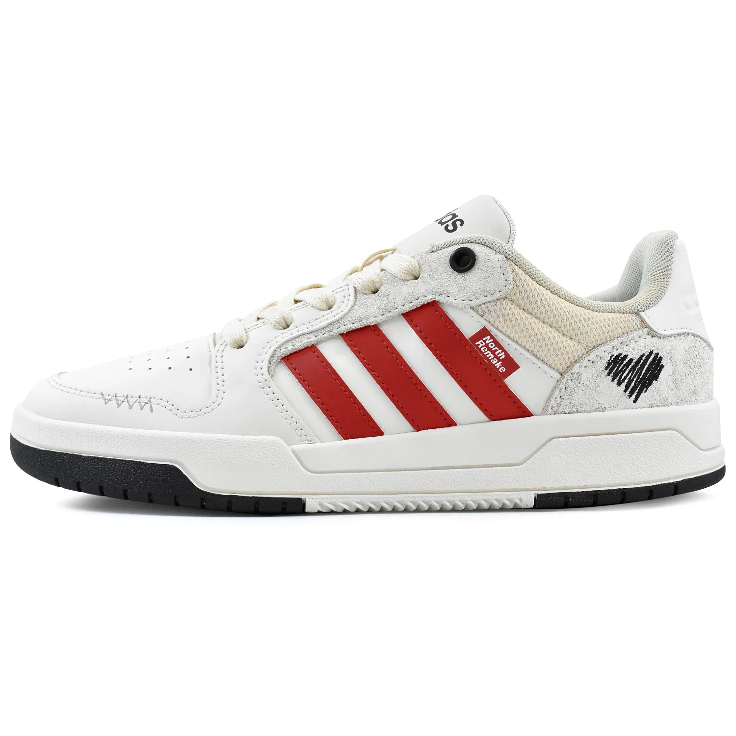 Детский скейтборд-кросівки с принтом ENTRAP Adidas, Beige — фото 4