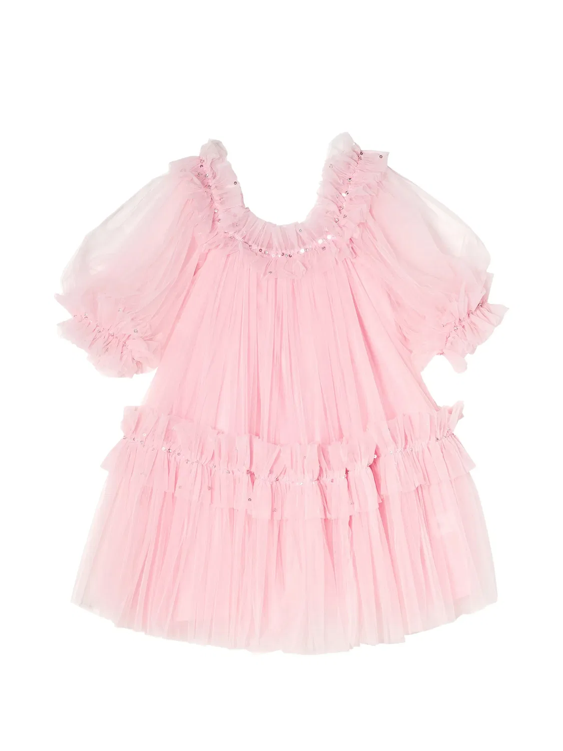 Платье Encore Angel с пайетками и оборками Tutu Du Monde, розовый
