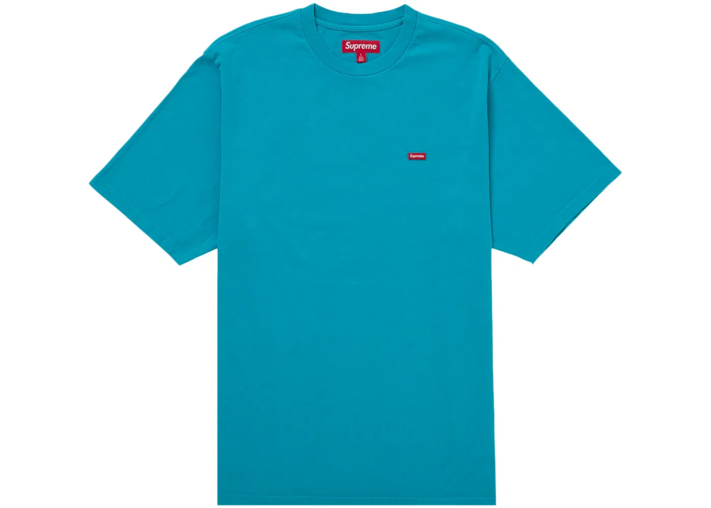 Мужская футболка с принтом Small Box Tee Supreme, цвет Light Blue