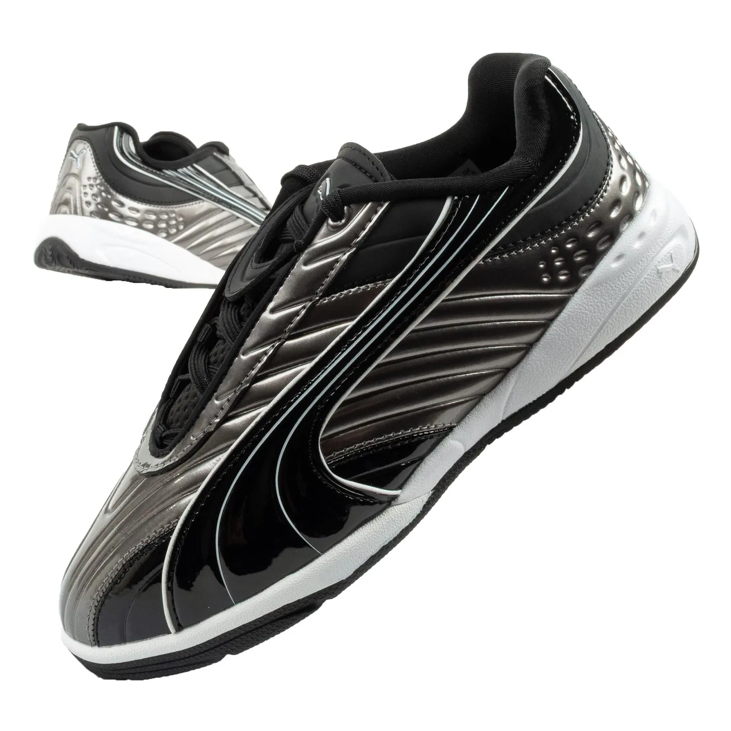 Детские кроссовки V-S2 Goalgetter Puma, Schwarz Silber Schwarz