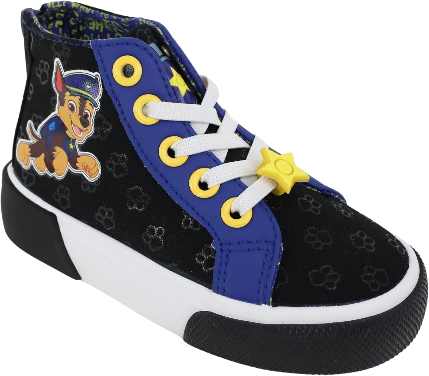 Детские кроссовки для мальчиков с высоким верхом Paw Patrol Boys High Top Sneakers Ground Up, Black — фото 2
