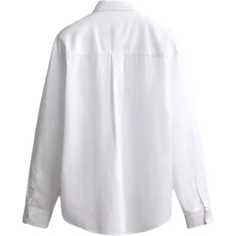 Мужская рубашка с воротником White Lapel ZARA, Белый — фото 3