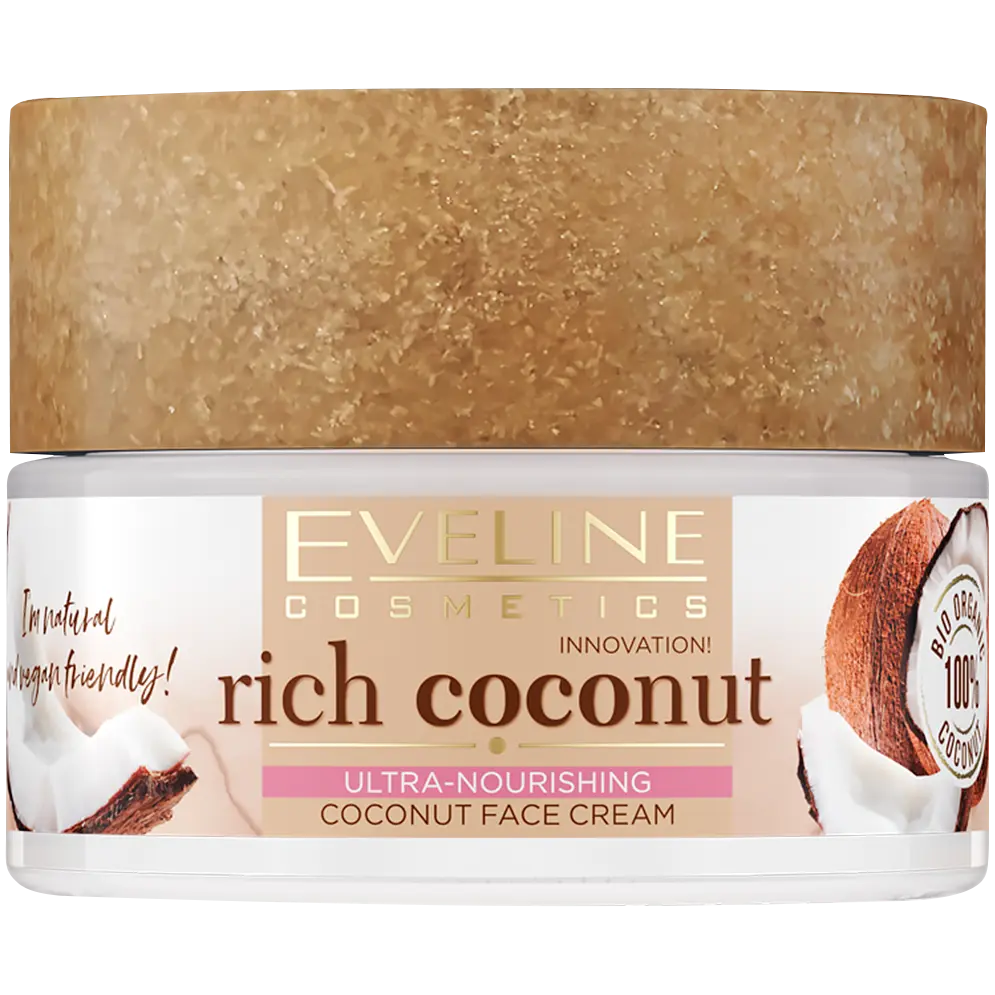 

Eveline Cosmetics Rich Coconut ультрапитательный крем для лица, 50 мл