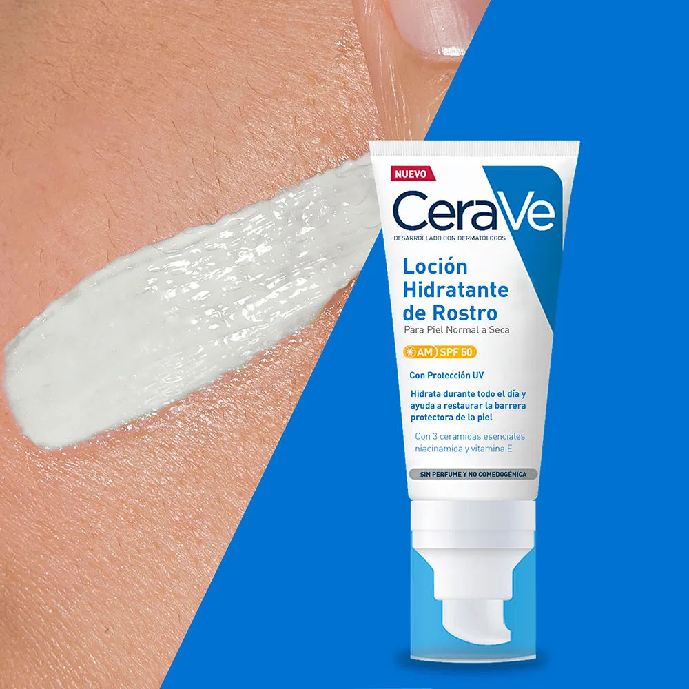 Увлажняющий лосьон для лица SPF50 Cerave, 52 мл — фото 4