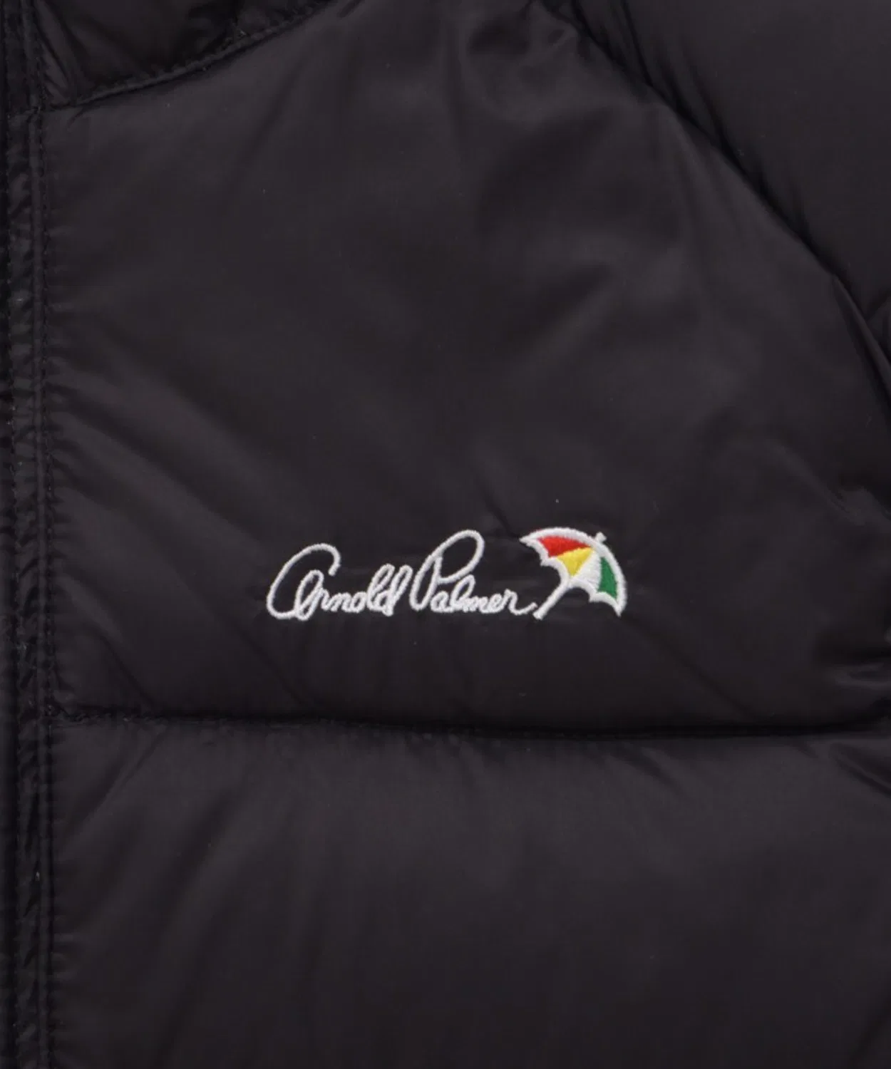 Детский жилет из нейлона с утеплителем пух/перо Arnold Palmer, Off White — фото 4