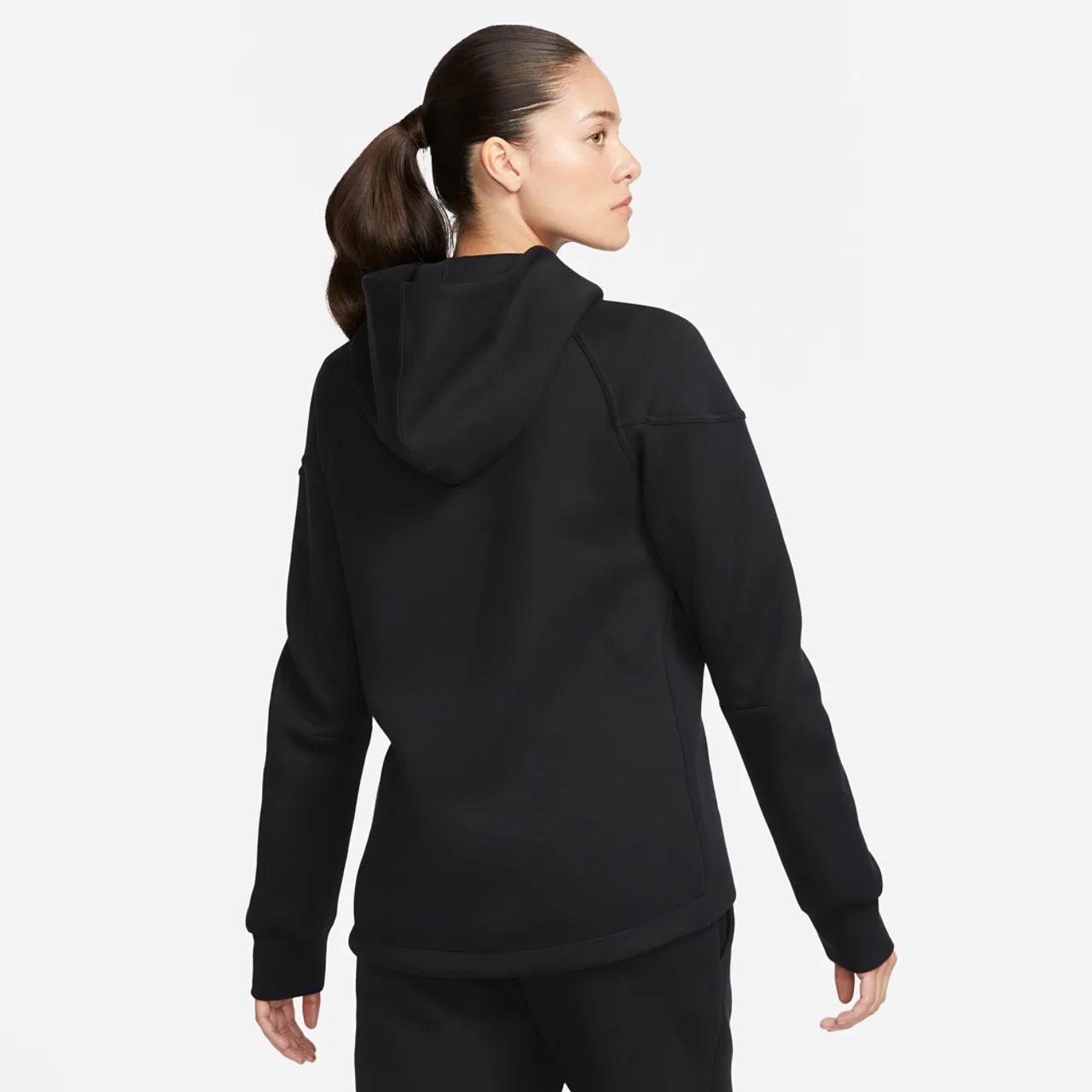 Женская толстовка Tech Fleece WR Full-Zip Nike, черный — фото 2