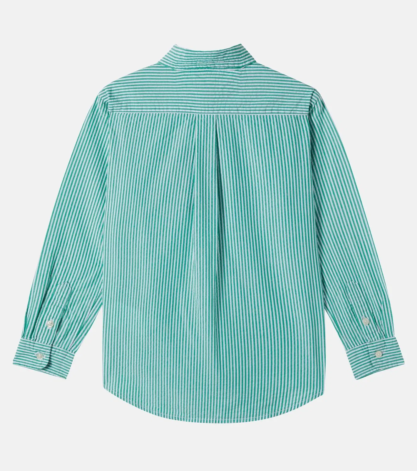 Рубашка с длинным рукавом Polo Ralph Lauren Kids, зеленый — фото 3
