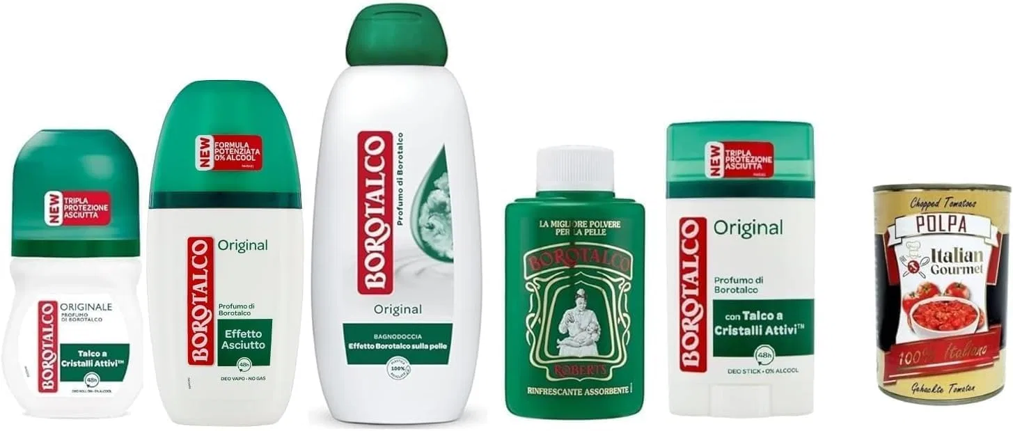 Набор для ухода за телом 5 предметов Italian Gourmet E.R., 890 мл, Talcum