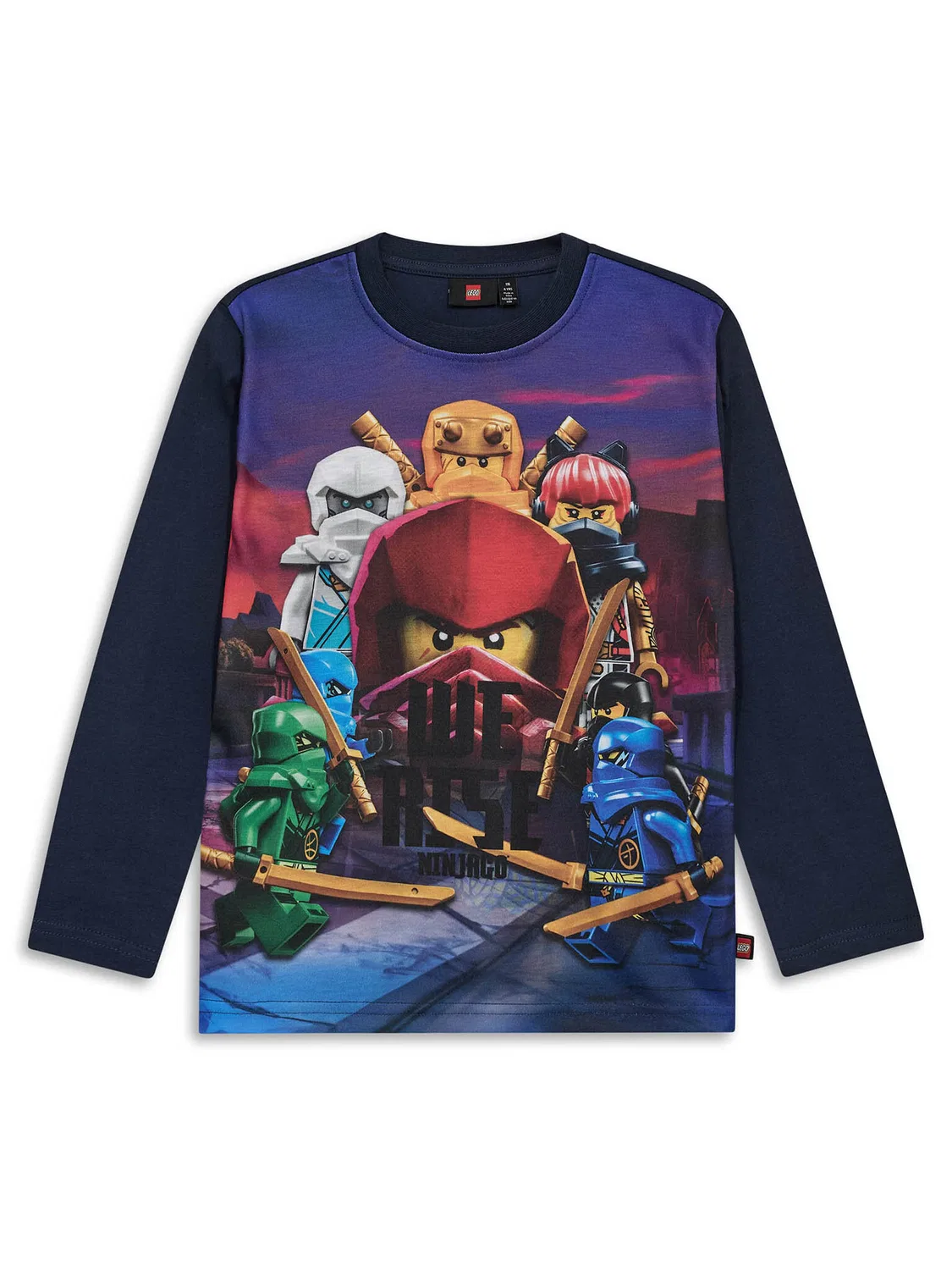 Лонгслив стандартного кроя для мальчика Ninjago Lego, темно-синий