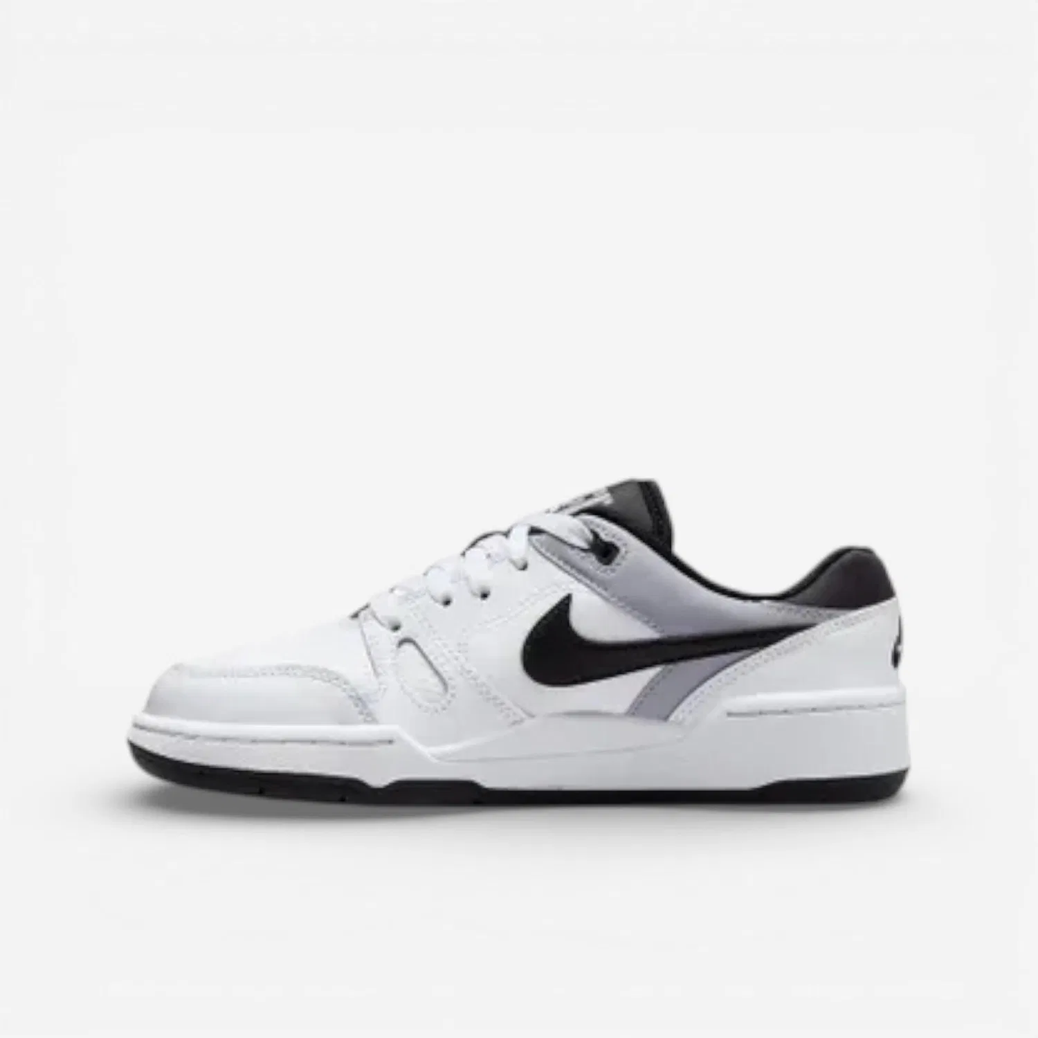 Детские кроссовки Nike Full Force Low White Pewter Black, Schwarz — фото 2