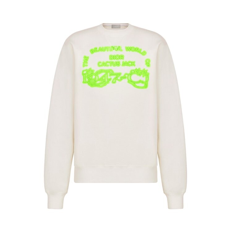 

Толстовка Dior x Cactus Jack Sweatshirt 'White', белый