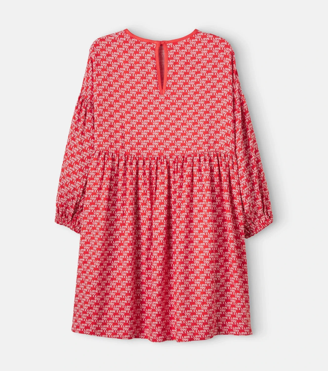 Нарядное платье с принтом Stella Mccartney Kids, красный — фото 3