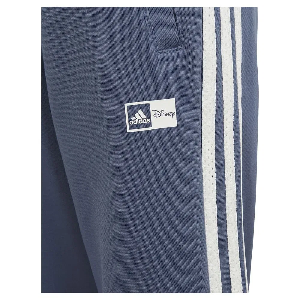 Детские брюки для девочек с принтом Mickey Mouse Adidas, Blue — фото 4
