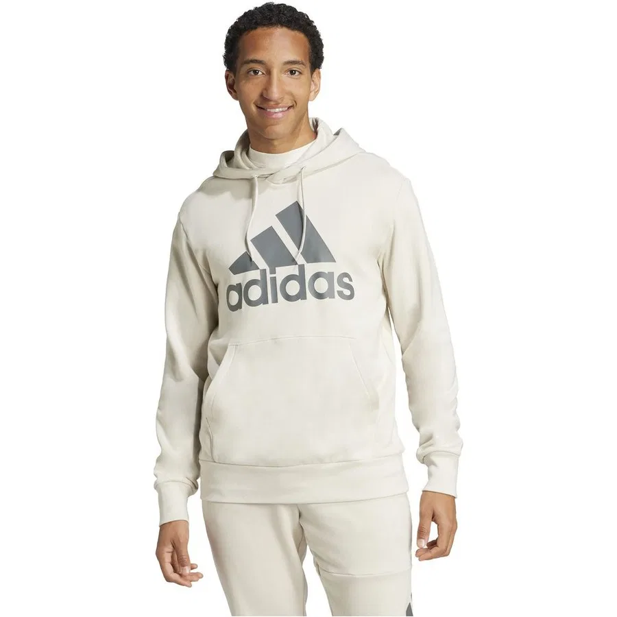 Свитшот спортивный с капюшоном adidas M Bl Ft Hd IY8992, Бежевый