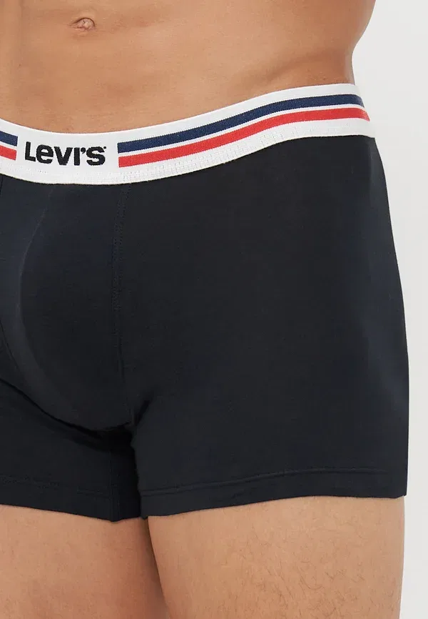 Мужские боксерские трусы с логотипом (2 шт. в упаковке) Levi'S, черный — фото 3