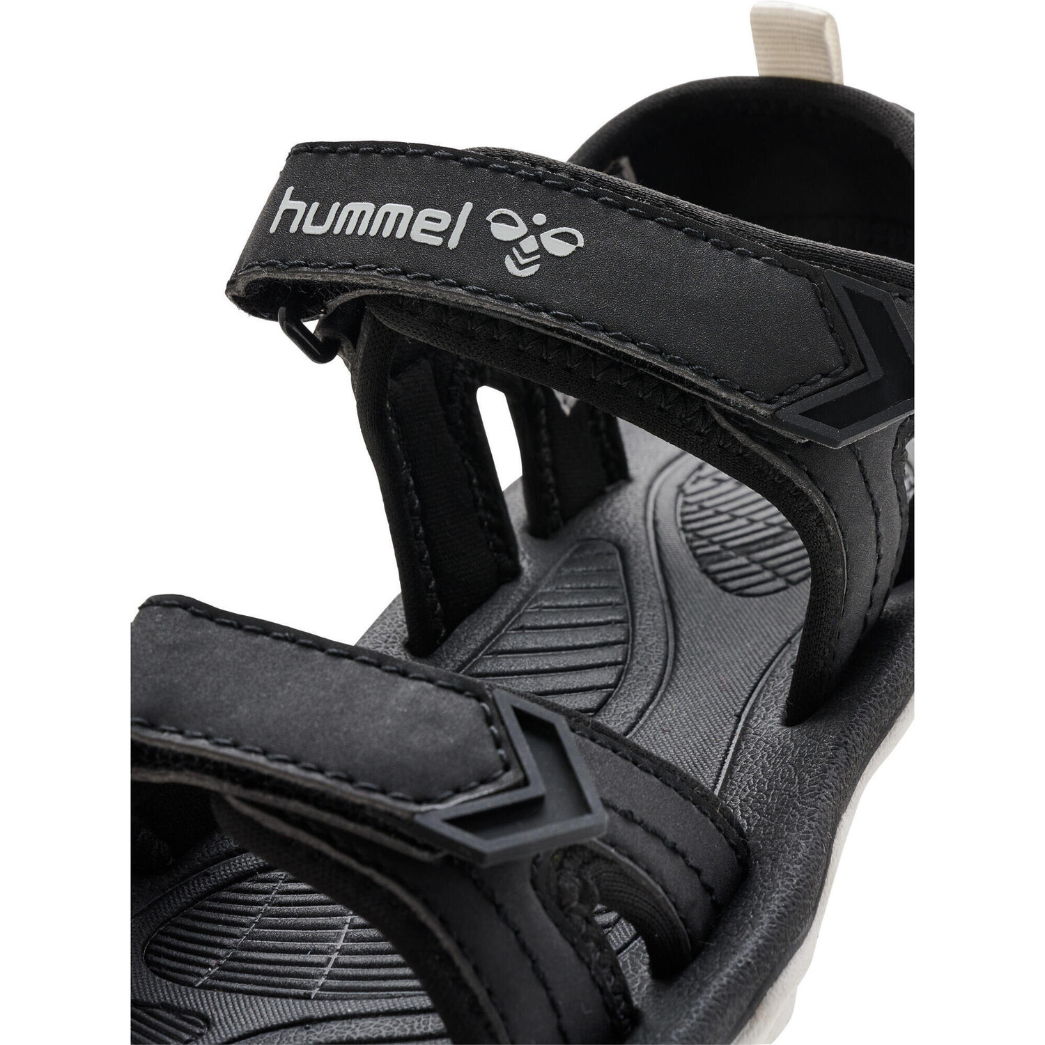 Детские унисекс сандалии и обувь для бассейна Sandal Sport Jr HUMMEL, черный — фото 4