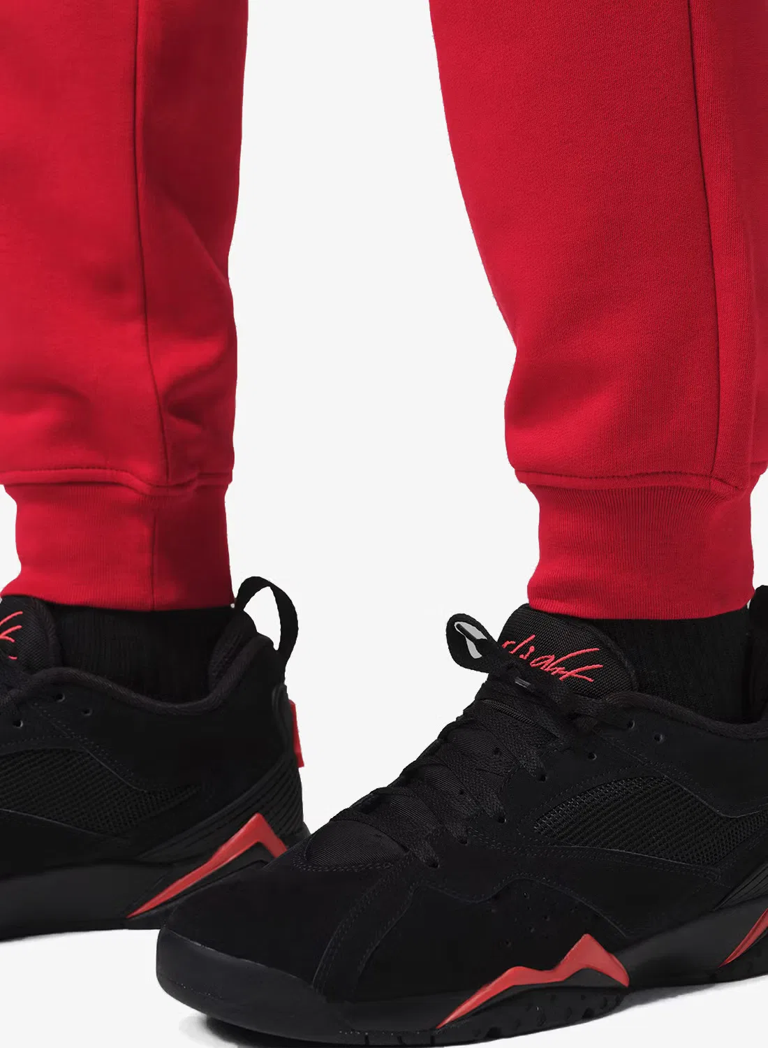 Спортивные штаны из флиса с логотипом Jumpman Jordan, красный — фото 4