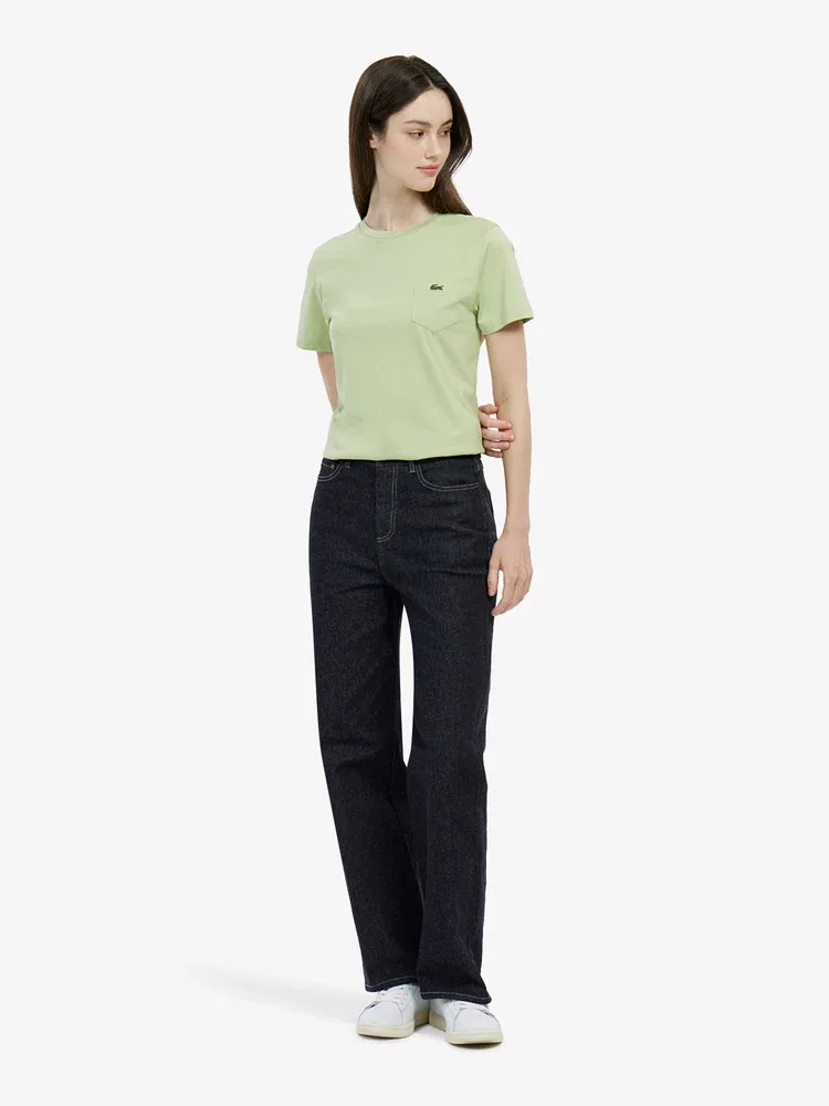 Футболка с коротким рукавом, базовая, с карманом LACOSTE, Apple Green — фото 4