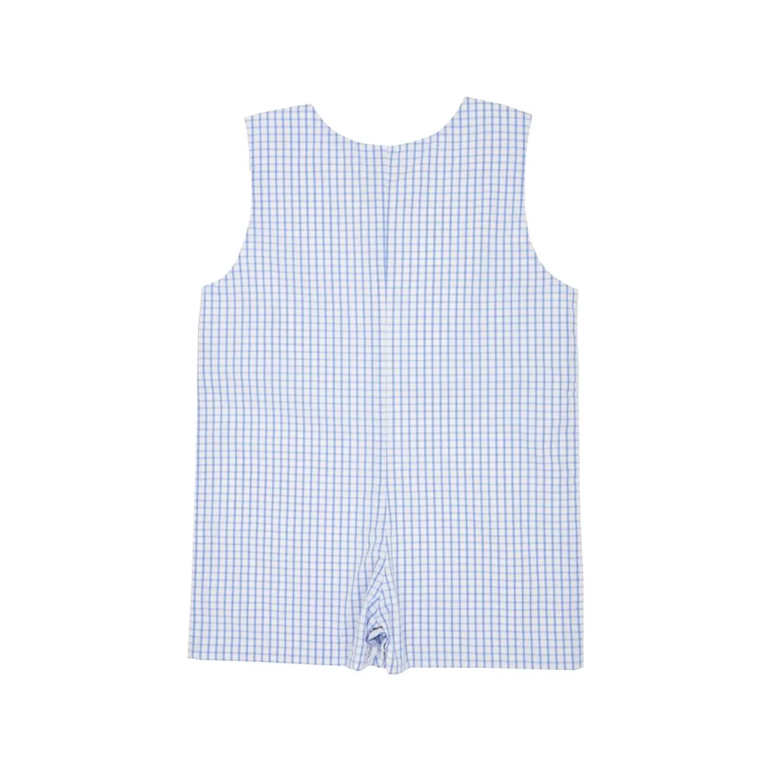 Детский боди-комбинезон для мальчиков на кнопках Rivers Seersucker Jon Jon Saltwater Boys Co., Seaside White Plaid — фото 2