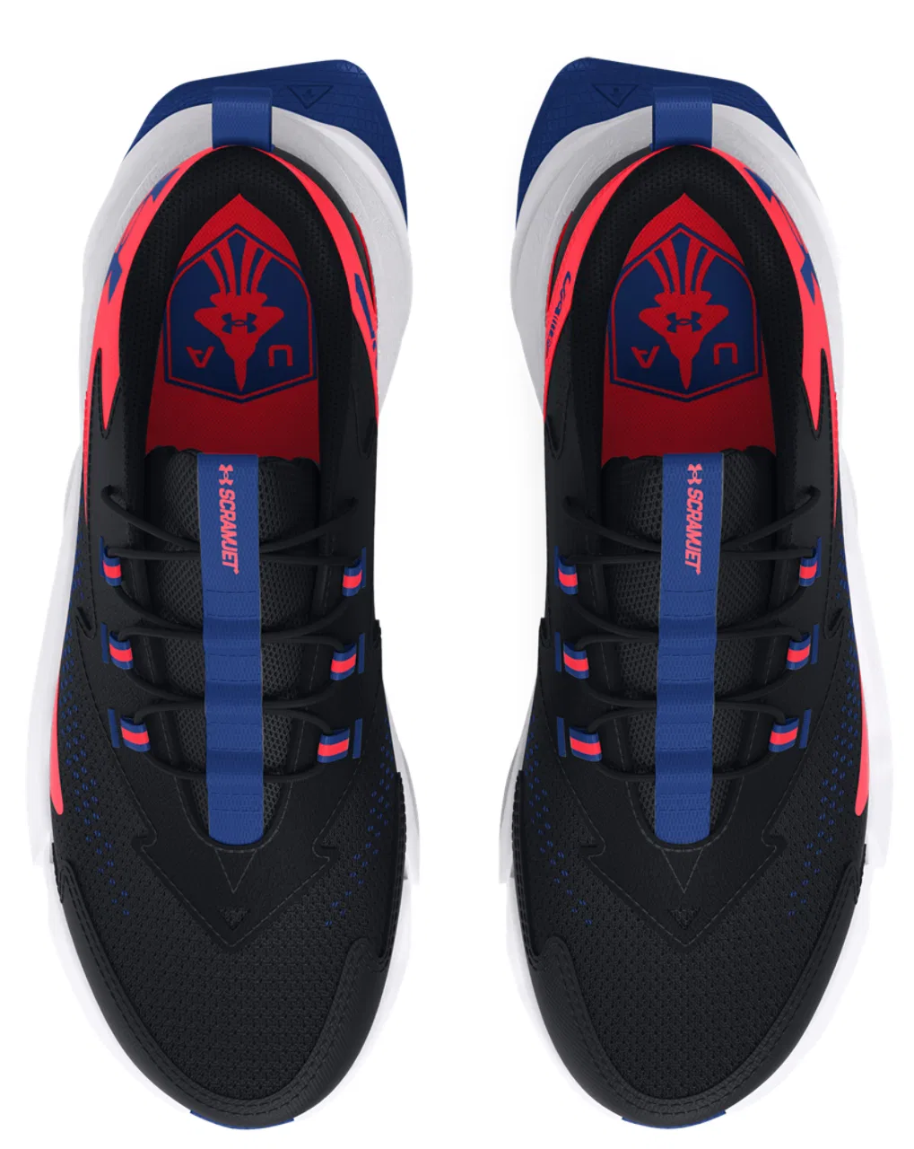 Кроссовки для мальчиков Scramjet 6 AL Under Armour, цвет Black/Beta/Tech Blue — фото 4
