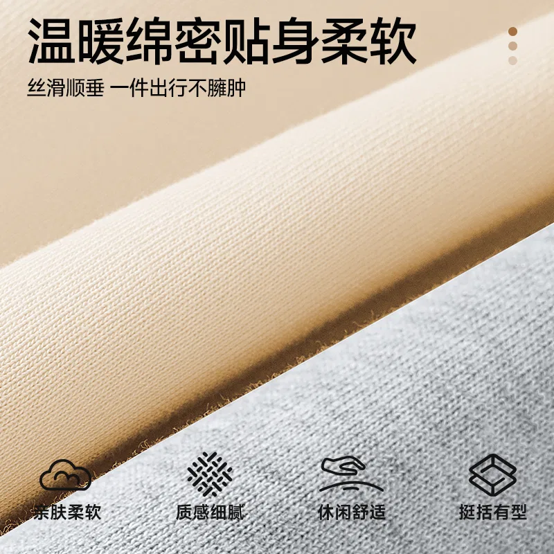 Детский худи с капюшоном средней плотности MINISO, Heather Gray — фото 4