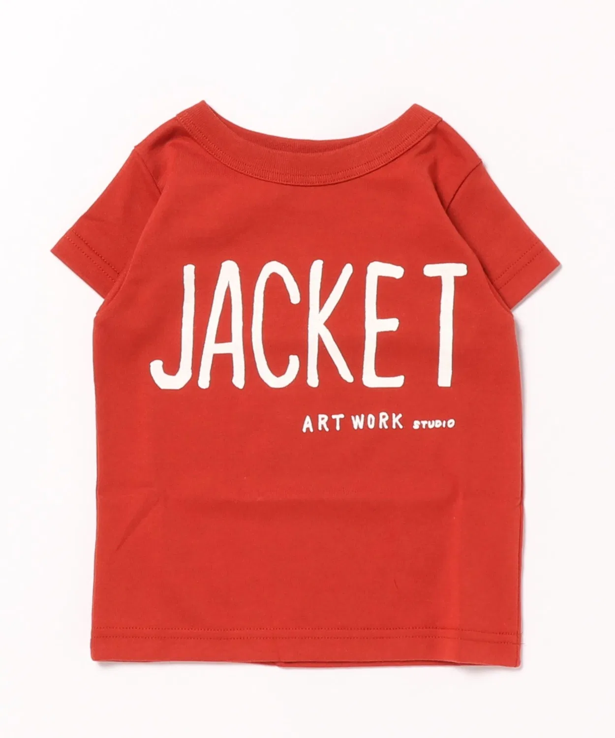Детская футболка с длинным рукавомс принтом JACKET P.FIELD, Красный