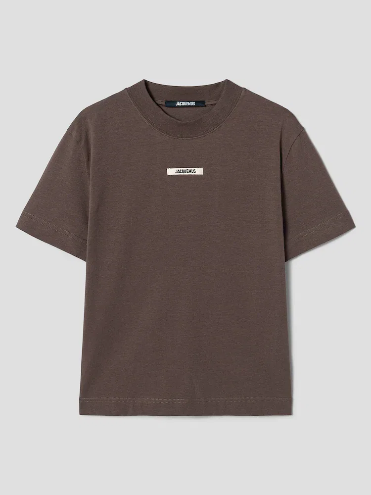 Футболка с логотипом JACQUEMUS, Dark Brown